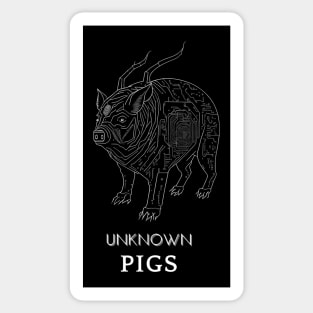 Design for exotic pet lovers - pigs Sticker